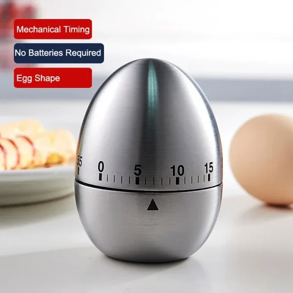 Mechanical Timer Kitchen Device Gadget Sets Egg Boiling Cooking Countdown Temporizador Cocina Minuteur Cuisine