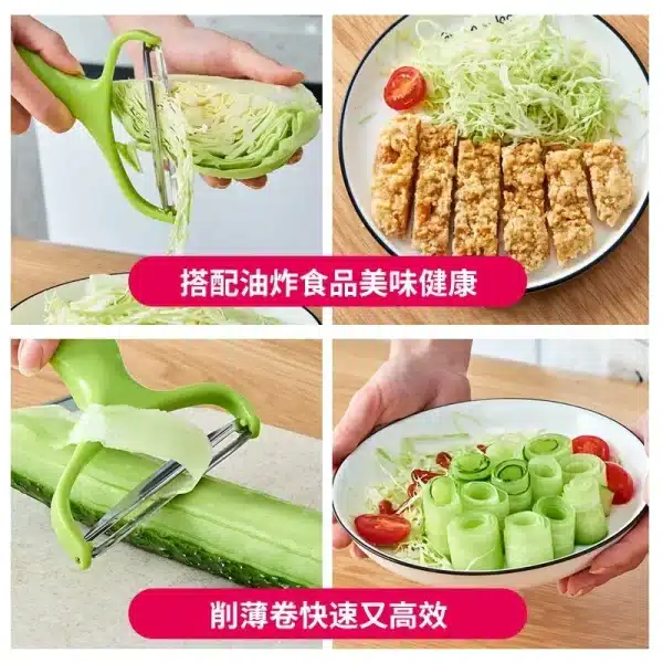 Vegetables Graters Cabbage Slicer Vegetable Cutter Cabbage Shredder Fruit Peeler Knife Potato Zesters Cutter Kitchen Gadgets - Image 4