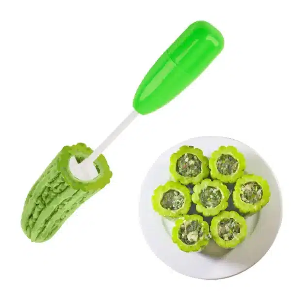 4Pc/set Zucchini and Eggplant Corer Vegetable Spiral Cutter Digging Device Stuffed for Vegetable Fruit Corer Kitchen Accessories - Image 2