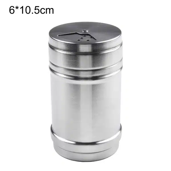 /Stainless Steel /Salt Sugar /Bottle/ Rotating /Cover Multi-purpose Kitchen Gadgets Spice Pepper Shaker Spice Jar Seasoning Can - Image 4