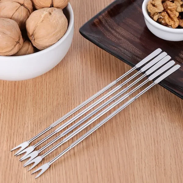 Xugar 6Pcs/set Lobster Crab Needle Stainless Steel Walnut Needle Fruit Fork Multi Function Kitchen Gadgets Seafood Tools Kitchen