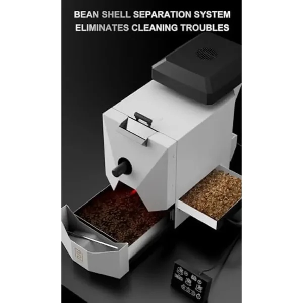 Coffee Roaster Machine Automatic Manual Mode Household Commercial Baking MAX 500g Capacity Smokeless Direct Fire Imitation - Image 5