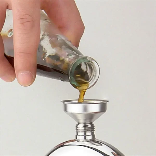 Small Mouth Funnels Mini Bar Wine Flask Funnel for Filling Hip Flask Narrow-Mouth Bottles Stainless Steel Kitchen gadget