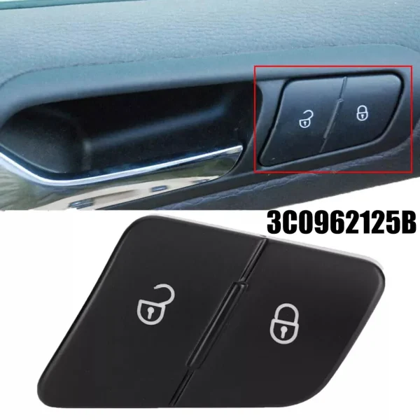 Car Driver Side Door Lock/Unlock Switch For Passat B6 2006-2010 3C0962125B Replacement Interior Parts Door Lock Switch