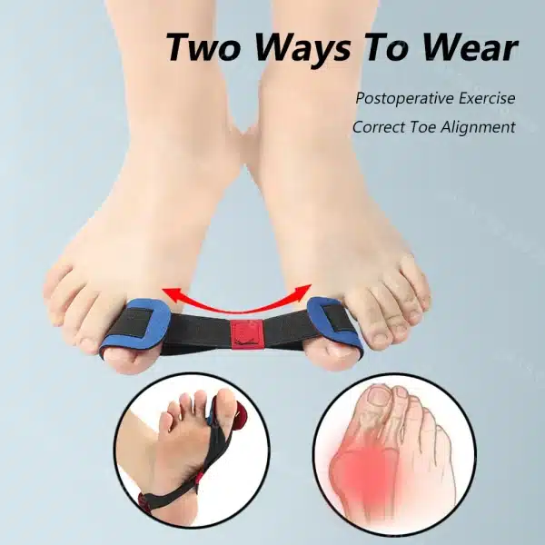 Toe Separators Doctor Recommended Correct Foot and Bunion Pain,Plantar Fasciitis Toe Straightener to Improve Functional Mobility