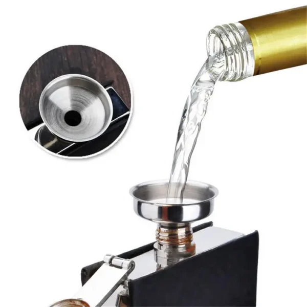 Small Mouth Funnels Mini Bar Wine Flask Funnel for Filling Hip Flask Narrow-Mouth Bottles Stainless Steel Kitchen gadget - Image 5