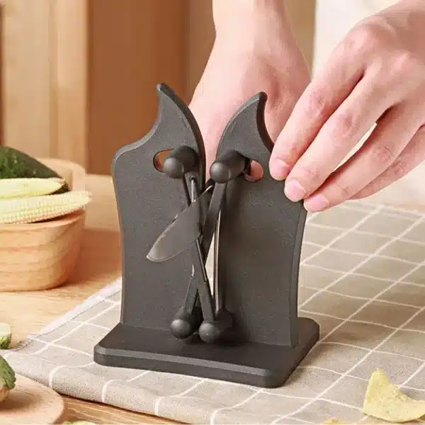 Knife Sharpener Kitchen Sharpening Tool Easy Safe Sharpening Kitchen Chef's Knife Damascus Knife Kitchen Tools Kitchen Supplies - Image 2