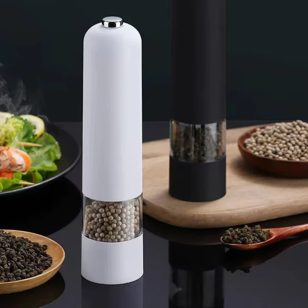 Automatic Salt Pepper Grinder Set Electric Spice Mill For Pepper Spice Adjustable Coarseness Kitchen Grinding Gadgets Dropship