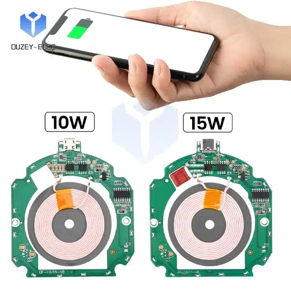 10W 15W Wireless Charger Module High Power Wireless Charger Transmitter Board for QI Standard Fast Charging Boards