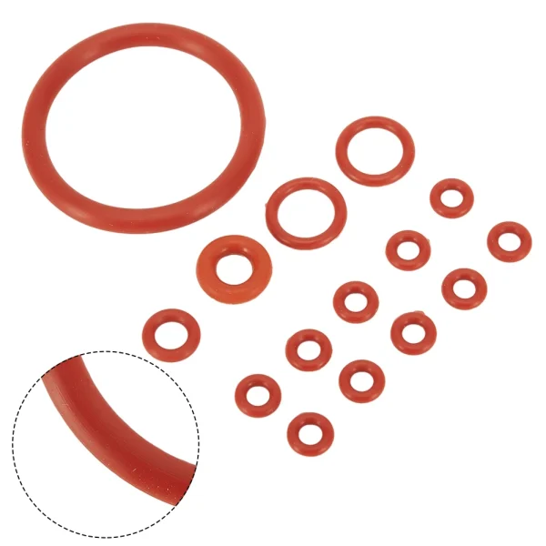 Red O-Ring Seal Kit Gasket For Saeco /Gaggias /Spidem Brewing Group Spout Connector Coffee Machine Accessories Kitchen Gadgets