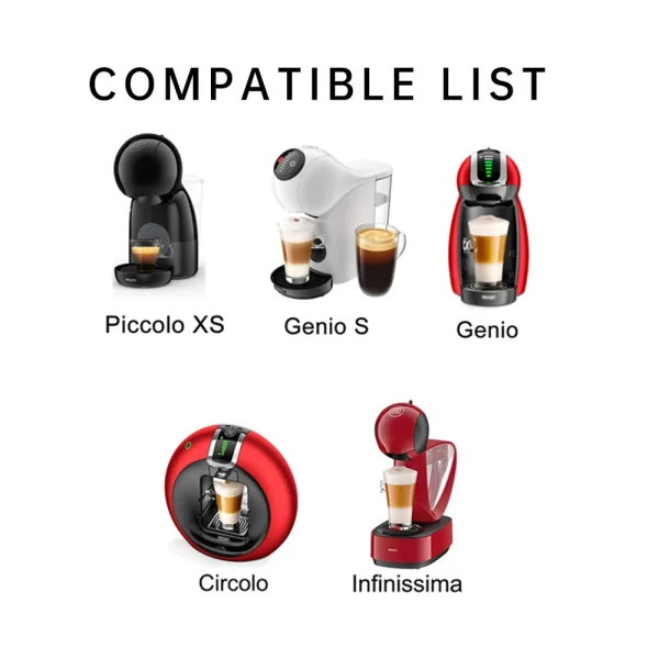 Refillable Coffee Adapter for Genio S & Piccolo XS Maker Reusable Coffee Powder Pod Capsule Holder for Dolce Gusto Machine - Image 6