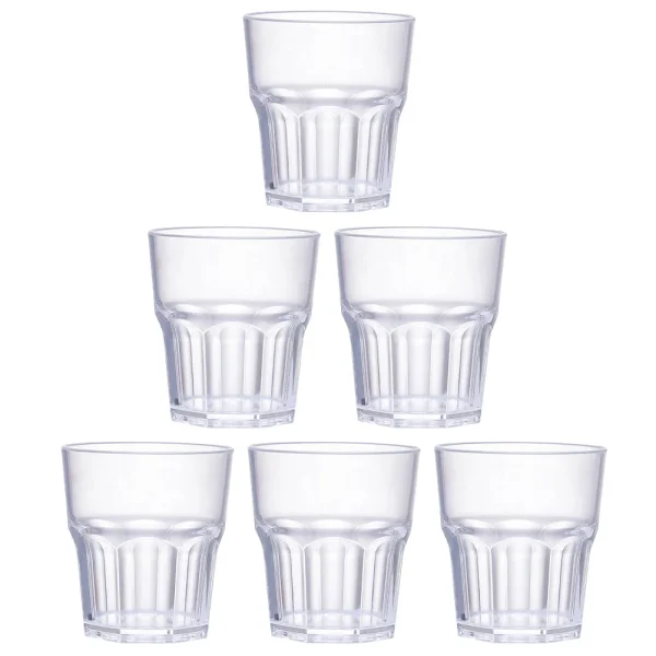 6 Pcs Glass Beer Mugs Kitchen Gadget Glasses Cup Drinking Cups Espresso Unbreakable Spirits Taster Cocktail