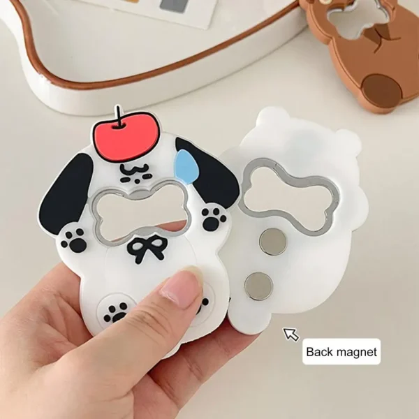 Cartoon Shape Beer Opener Cute Bottle Opener Set Fun Kitchen Gadget Bar Accessory with Cat Dog Panda Shapes for Entertaining - Image 2