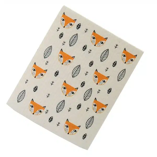 Kitchen Cleaning Cloth Dishes Wash Rag Home Clean Tool Kitchens Gadgets Dish Cloths with Lovely Patterns Pumpkin - Image 4