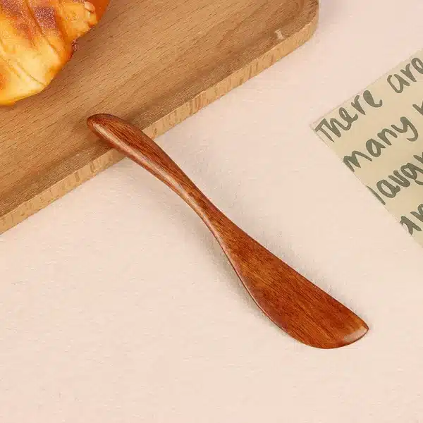 1Pc Wooden Marmalade Knife Japan Butter Spatula Dinner Knives Thick Wooden Handle Knife Style Cheese Cutter Kitchen Tool Gadgets - Image 2