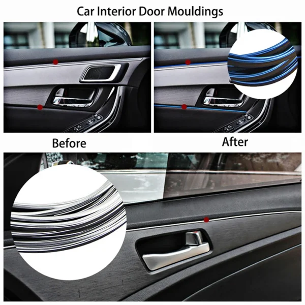 5m Universal Car Accessories Insert Trim Styling Interior Decor For Interior Replacement Parts Ford Kuga Car Accesorry Bmw F22 - Image 5