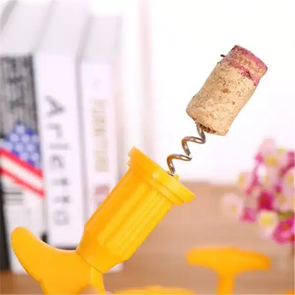 Mini Creative Multifunctional Stainless Steel Wine Bottle Opener Red Corkscrew Wine Opener Bar Kitchen Tools Gadgets Accessories - Image 2