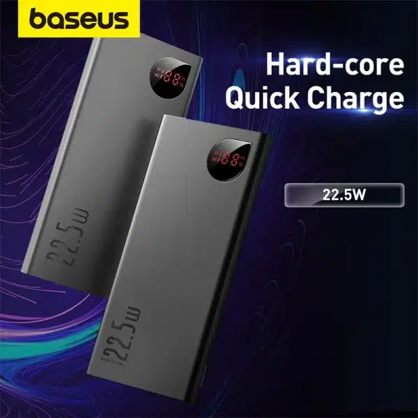 Baseus Power Bank 10000mAh 20000mAh 22.5W Fast Charging Powerbank Portable External Battery For iPhone 16 15 14 12 13 Pro