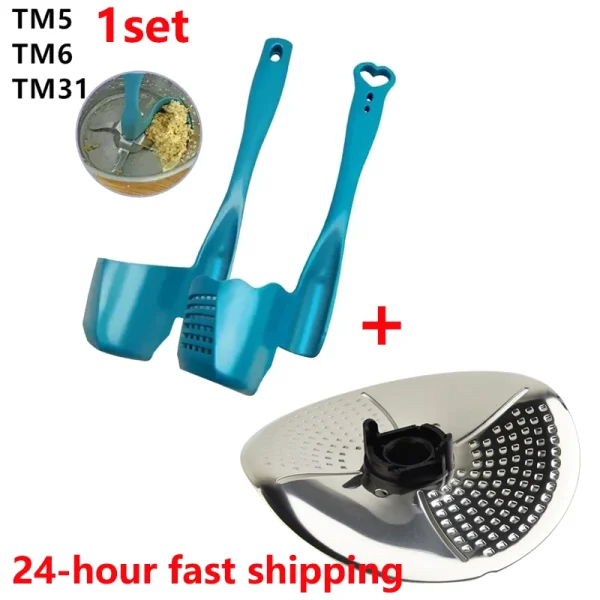 1/2/3Pc/set Rotating Spatula for Kitchen Thermomix TM5/TM6/TM31 Slow Soup Blade Cover Blenders TM Part Protective Cover Tool