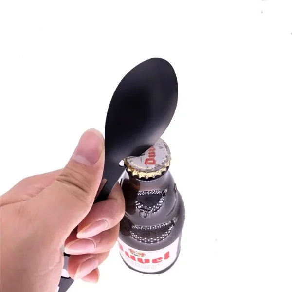 Multifunctional Whistle Knife Outdoor Camping Survival Spork Kitchen Multifunctional Wrench Bottle Opener Spoon. - Image 4