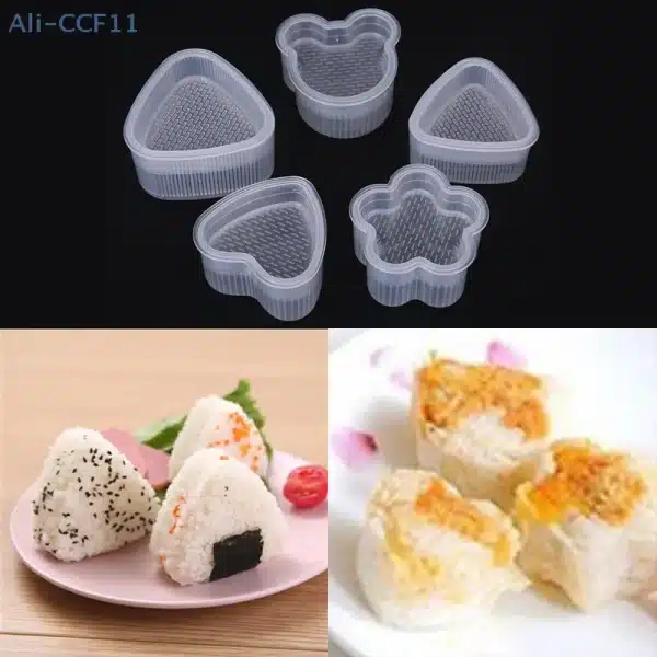 1Pcs DIY Sushi Maker Tool Rice Mold Kitchen Japanese Cuisine Rice Ball DIY Bento Easy To Make Plastic Sushi Kit Kitchen Gadgets - Image 3