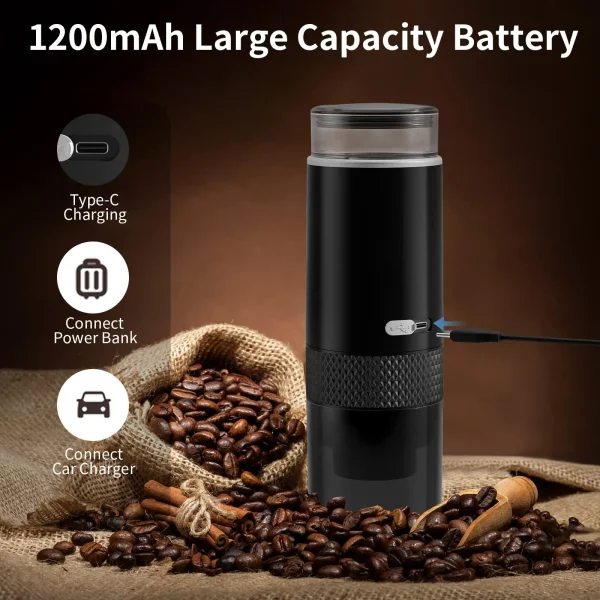 New Coffee Maker Electric Capsule Ground Coffee Brewer Portable Coffee Machine Fit Coffee Powder and Coffee Capsule - Image 4