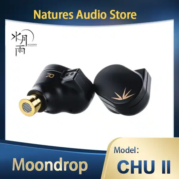 Moondrop CHU II Dynamic Driver In-ear Headphone CHU2 Monitor IEM Earphone CHU II 3.5mm Earbud With Detachable 0.78mm cable