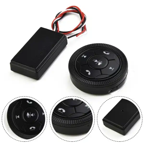 /1pc Car Steering Wheel GPS Wireless For Button Key Volume Control ABS+PC Replaceable Battery 7-Key Function Automobiles Parts/ - Image 6