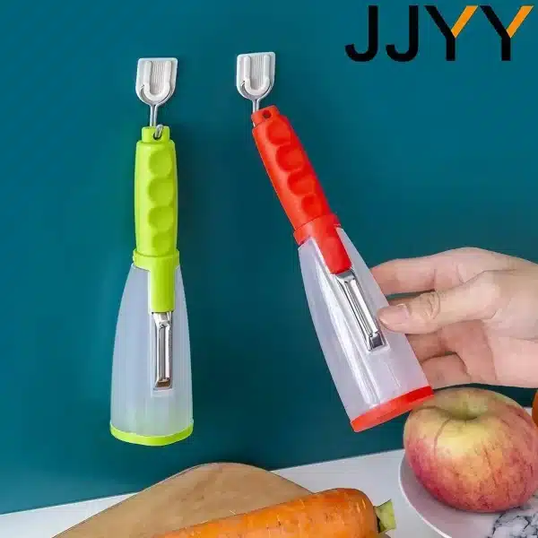 JJYY Multifunctional Peeler with Organizer Storage Type Paring Knife Vegetable and Fruit Peeling Kitchen Tools - Image 6