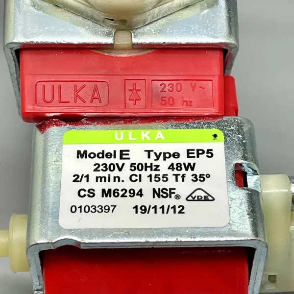 ULKA Solenoid Pump EP5 230V 48W Coffee Machine Water Pump - Image 3