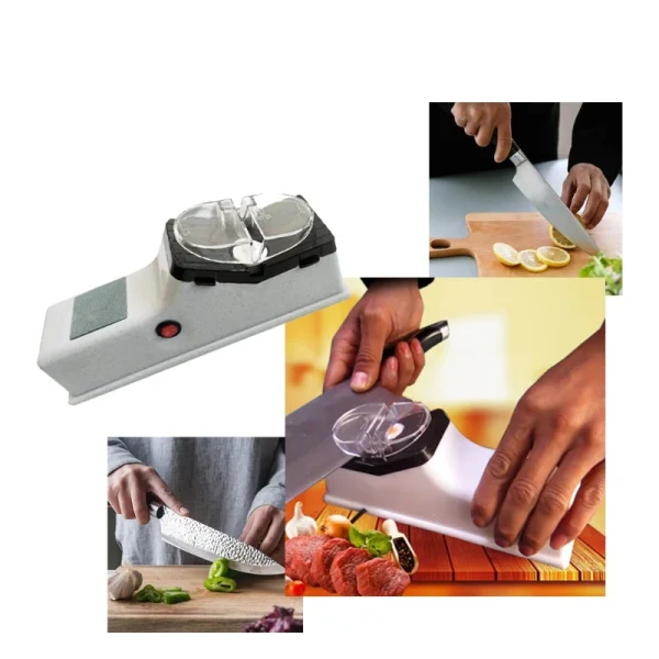 Electric Knives Sharpeners Stainless Steel Scissors Sharpeners Grinders Multifunctional Household Kitchen Abrasive DropShipping