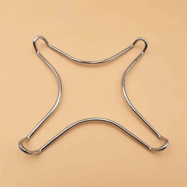 Metal Stove Top Gas Stove Milk Pan Rack Coffee Maker Moka Pot Stand Chrome Pan Support Rack Kitchen Gadgets Cooking Accessories