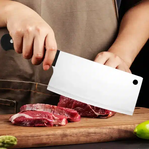 Kitchen Chef Knife Stainless Steel Meat Fish Vegetables Slicer Chopping Professional Chinese Butcher Cleaver - Image 4