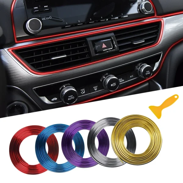 5m Universal Car Accessories Insert Trim Styling Interior Decor For Interior Replacement Parts Ford Kuga Car Accesorry Bmw F22