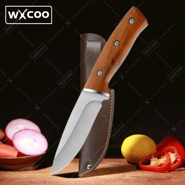 WXCOO Kitchen Knife Handmade Forged Boning Knife Stainless Steel Chef's Knife for Cooking Fruit Knife Meat Cleaver Butcher Knife