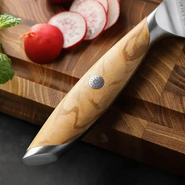 HEZHEN Flagship Series 5 Inch Utility Knife Japanese Style Kitchen Knife 73 Layer Damascus Powdered Steel Cutlery - Image 5