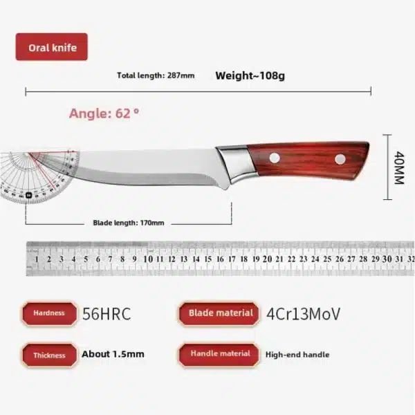 Forging Kitchen Knife Sharp Boning Knife Household Cleaver Butchers' Knife Sever Knife Universal Knife - Image 5