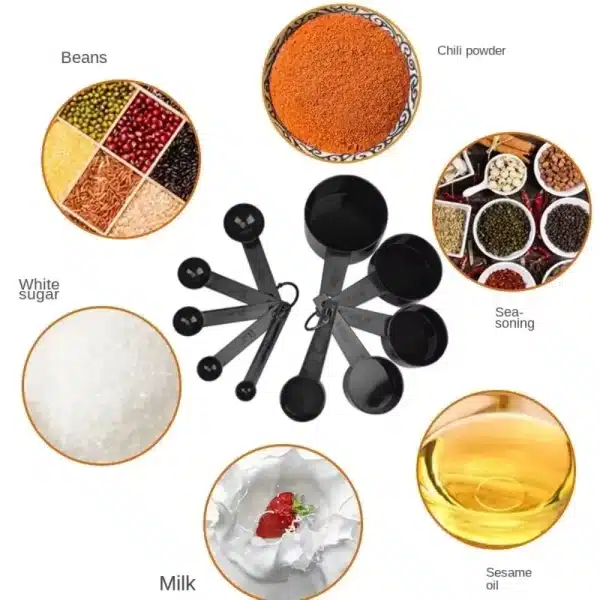 10pcs/set Measuring Spoons Cup Multipurpose Cake Flour Food Measuring Spoon Home Gadget Kitchen Cooking Baking Tools Accessories - Image 4