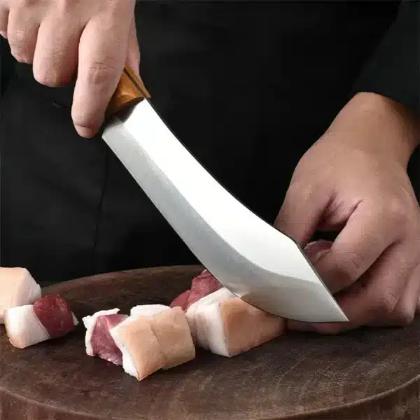 Ultra Sharp Butcher Knife Sheep Beef Chicken Meat Cleaver Knife Wood Hand 7 inch Boning Knife Carbon Steel Chef Kitchen Knives - Image 5