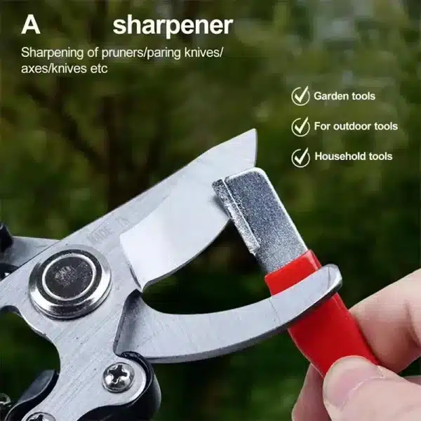 "precision Edge" Professional Kitchen Knife Sharpener Tungsten Diamond Ceramic Sharpening Stone For All Blades Garden Scissors - Image 3