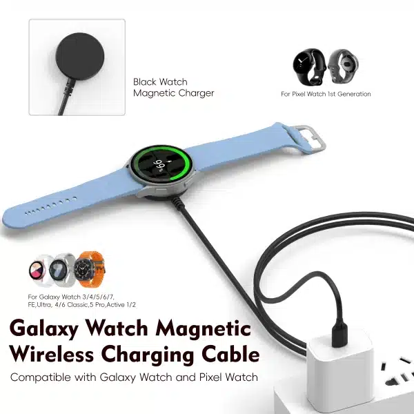 Watch Whiress charger for Galaxy Watch Charger Cable for Galaxy Watch 3/4/5/6/7 Ultra 4/6 Classic 5 Pro Active 1 /2