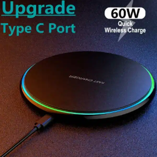 Wireless Charger For S96pro OnePlus 8 Pro 9Google Pixel 6 Xiaomi Mi 11Ultra Samsung OPPO 60w Fast Charging Dock Station Phone