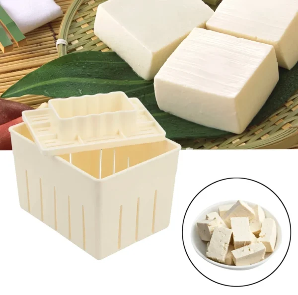 DIY Tofu Mold Kitchen Cooking Tool Set Kitchen Gadgets Homemade Plastic Tofu Press Mould Soybean Curd Tofu Making Mold