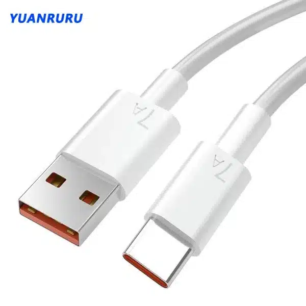 7A 100W Type C USB Cable Super-Fast Charge Cable for Huawei Mate 40 30 Xiaomi Samsung Fast Charging USB Charger Cables Data Cord - Image 5