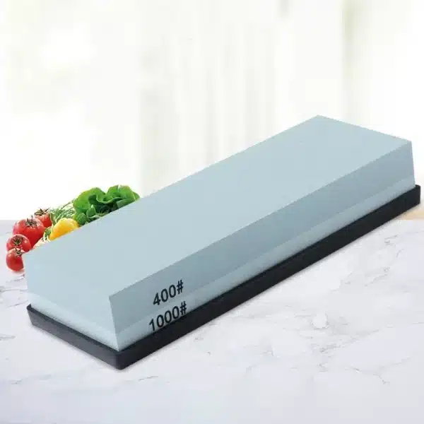 400 1000 3000 Grit Double-sided Sharpening Stone Base Angle Guide Set Kitchen Knife Sharpener Grinding Whetstone Apex Egde Blade - Image 6