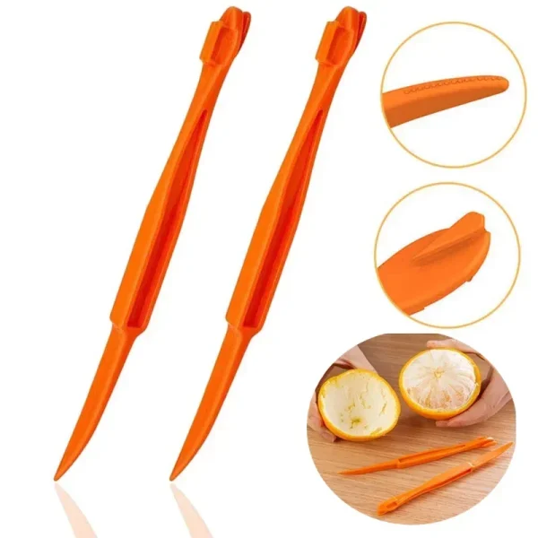 Orange Peeler Tools Plastic Easy Slicer Cutter Peelers Remover Opener Kitchen Accessories Knife Cooking Tool Kitchen accessories