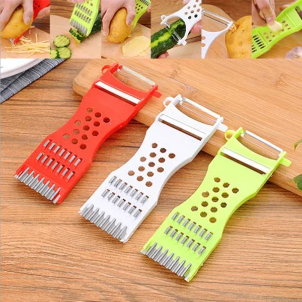 Multi-Function Vegetable Fruit Peeler Grater Hand Slicer Double Head Cutter Cucumber Carrot Potato Knife Kitchen Home Gadgets