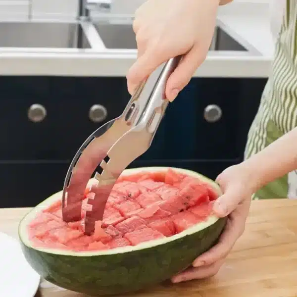 Watermelon Slicer Stainless Steel Knife Fruit Divider Melon and Fruit Diced Watermelon Tool Digging Knife Kitchen Accessories - Image 3