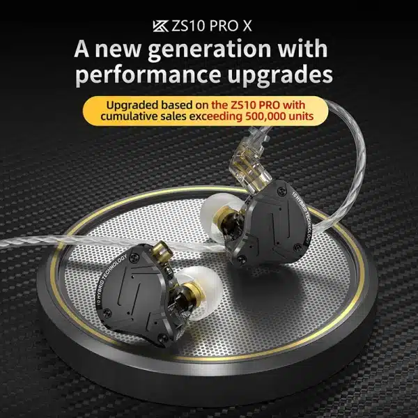 KZ ZS10 Pro X In Ear Wired Earphones Music Headphones HiFi Bass Monitor Earbuds Sport Headset - Image 5