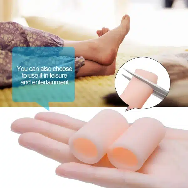 2PCS Thumb Separator Stretch Gel Corn Corrector Fingers Protector Hammer Toe Separator Foot Suport Health Care - Image 2